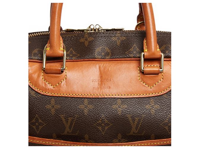 Borsa Deauville Louis Vuitton 2002 LV Monogram Canvas Deauville Marrone - vista 4