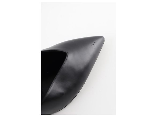 Hermès Schwarze Lederabsätze - Ansicht 11