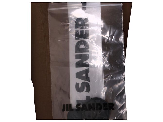 Abrigo trench con cinturón y botones seguros Jil Sander en algodón púrpura - vista 5