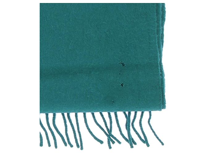Hermès Foulard HERMES T. Cashmere Blu - vista 3