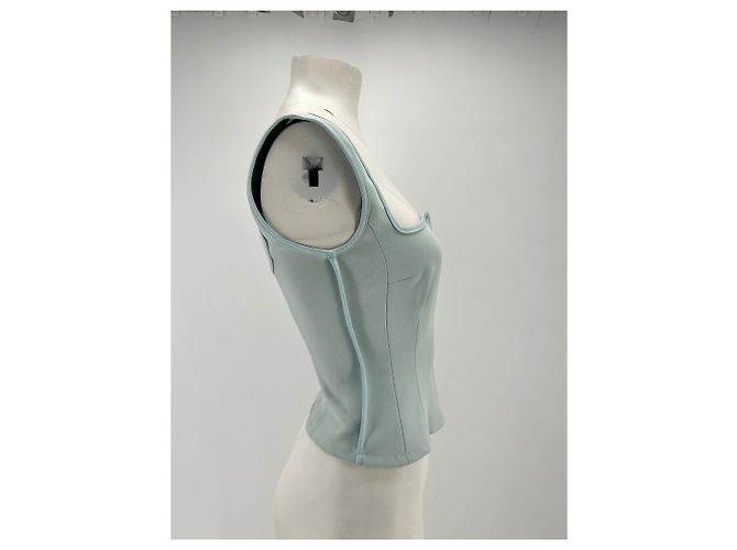 Autre Marque PARIS GEORGIA Tops T.International XS Polyester Azul - vista 3