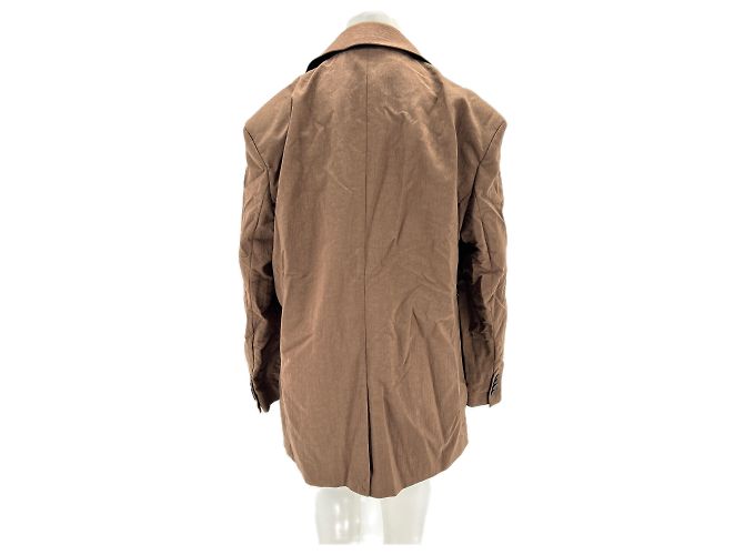 Autre Marque NON SIGNE / UNSIGNED Jackets T.International S Polyester Brown - view 2