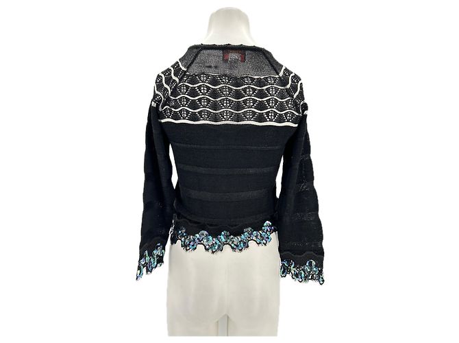 CHRISTIAN LACROIX Strickwaren T.International M Viskose Schwarz - Ansicht 2