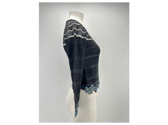 CHRISTIAN LACROIX Strickwaren T.International M Viskose Schwarz - Ansicht 3