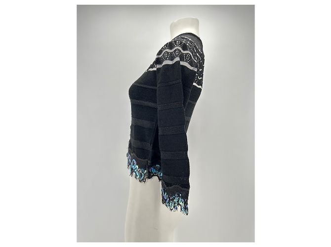 CHRISTIAN LACROIX Strickwaren T.International M Viskose Schwarz - Ansicht 4