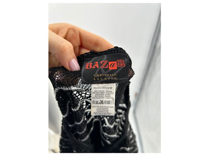 CHRISTIAN LACROIX Strickwaren T.International M Viskose Schwarz - Ansicht 5