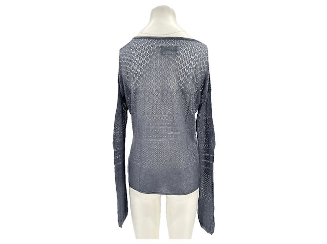 ZADIG & VOLTAIRE Top T.International S Viscosa Grigio - vista 2