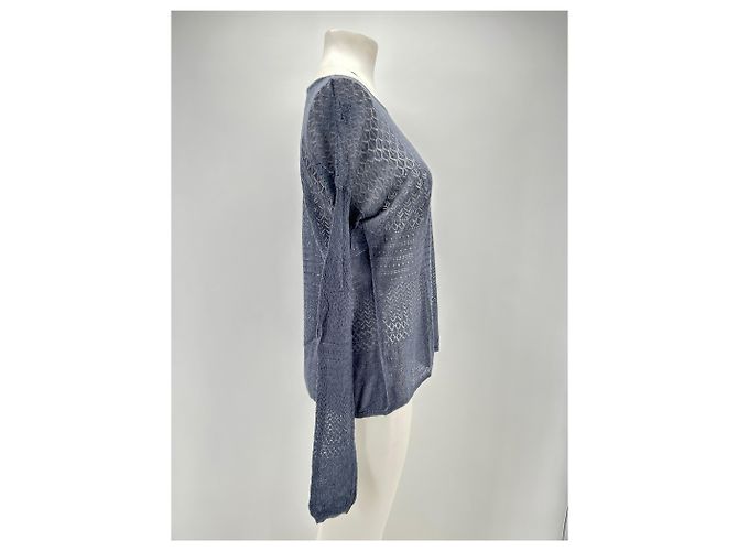 ZADIG & VOLTAIRE Top T.International S Viscosa Grigio - vista 3