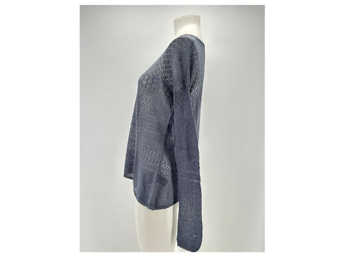 ZADIG & VOLTAIRE Top T.International S Viscosa Grigio - vista 4