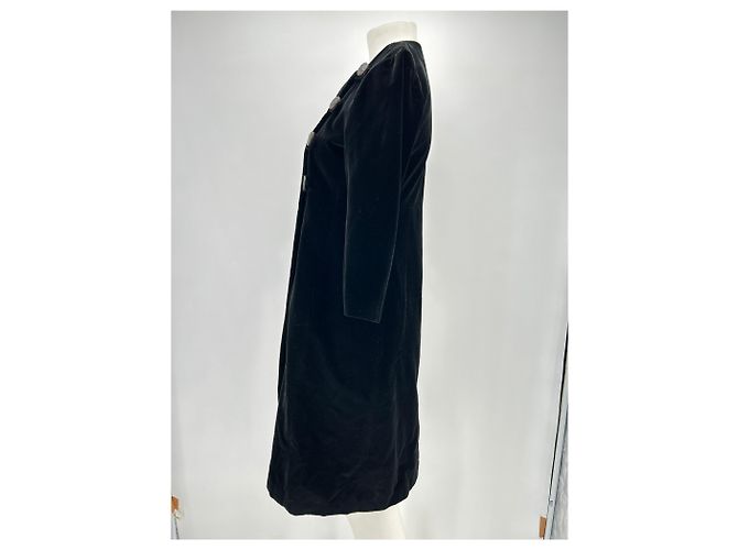 LES PRAIRIES DE PARIS Abrigos T.0-5 3 Algodón Negro - vista 4