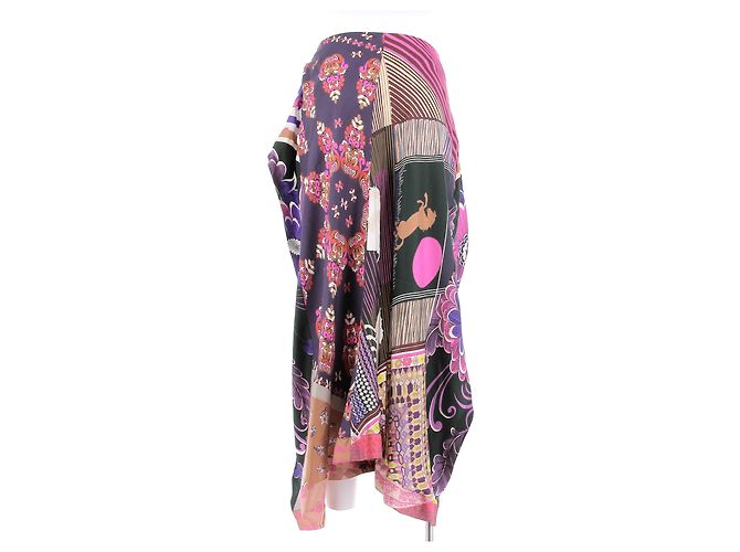 Chloé Faldas CHLOE T.FR 40 Seda Multicolor - vista 3