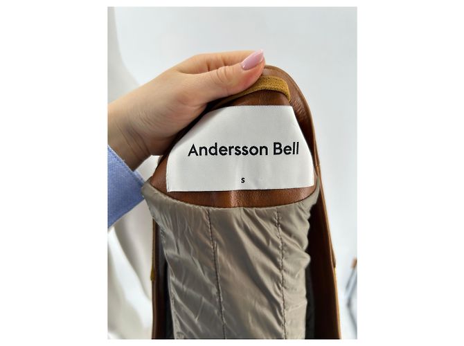 Autre Marque ANDERSSON BELL Tops T.International S Cuero Castaño - vista 5
