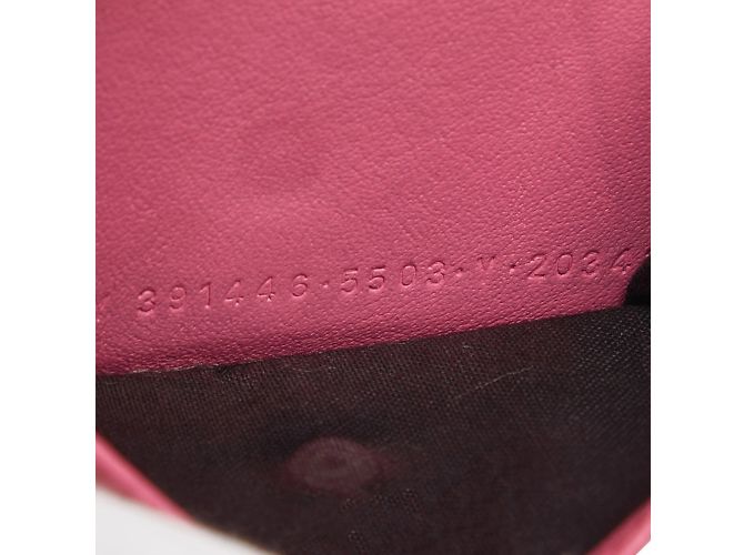 Everyday Balenciaga Mini Papiergeldbörse Pink - Ansicht 12