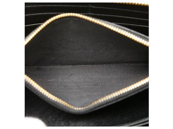 Cartera larga redonda con cinta Prada Negro - vista 5