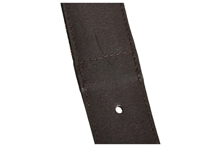 Cintura con fibbia FF Zucca di Fendi - vista 4