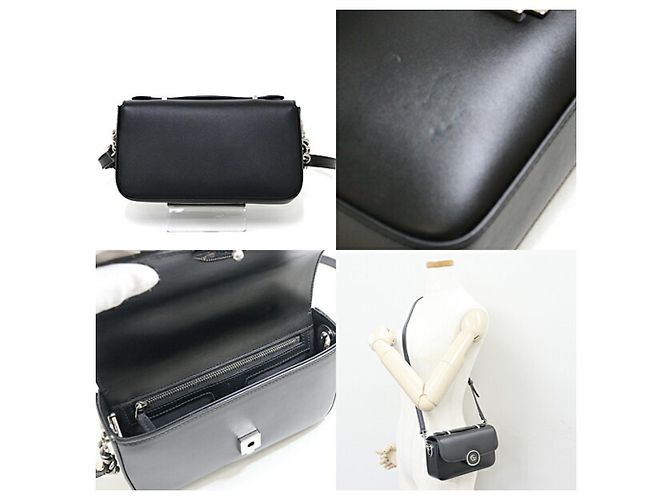 GUCCI Petit GG Mini Borsa a Spalla Nero - vista 3