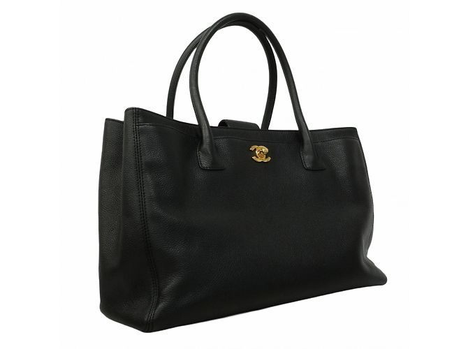 Chanel Executive Leather Tote Bag Black - view 2