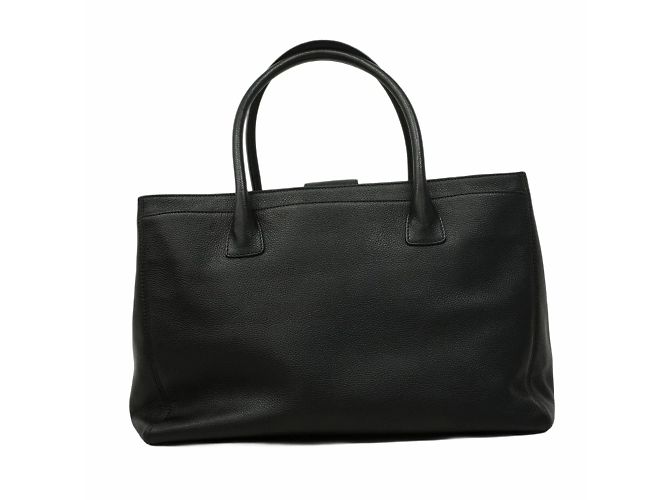 Chanel Executive Leather Tote Bag Black - view 9