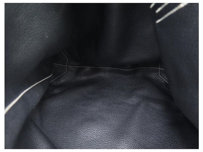 Hermès NUOVA BORSA HERMES DOUBLE SENS 36 PELLE CLEMENCE NERA E MARRONE - vista 16