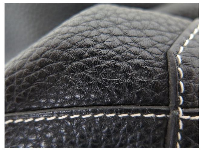 Hermès NUOVA BORSA HERMES DOUBLE SENS 36 PELLE CLEMENCE NERA E MARRONE - vista 19