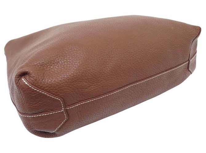 Hermès BAG TOTE HERMES DOUBLE SENS 36 IN PELLE CLEMENCE MARRONE E VIOLA - vista 12