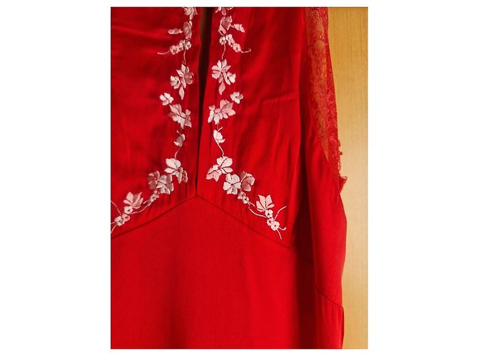 La Perla Vestido de perlas lencería Roja - vista 6