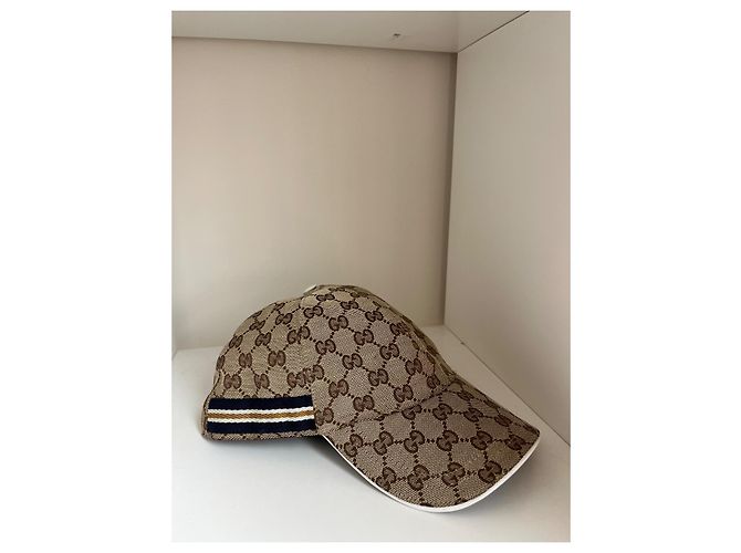 Marmont Gucci CAPPELLINO DA BASEBALL IN CANVAS GG ORIGINALE - vista 2
