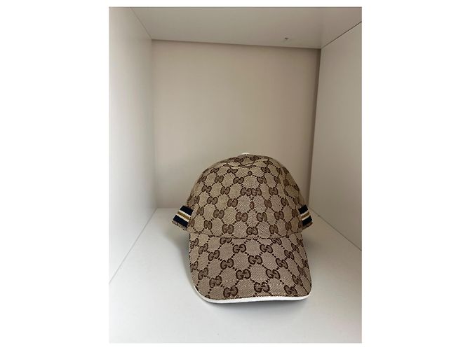 Marmont Gucci CAPPELLINO DA BASEBALL IN CANVAS GG ORIGINALE - vista 5
