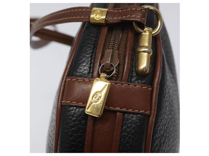 Borsa a Spalla GUCCI in Pelle Nera Oro 007 115 5575 Auth ep7653 - vista 10