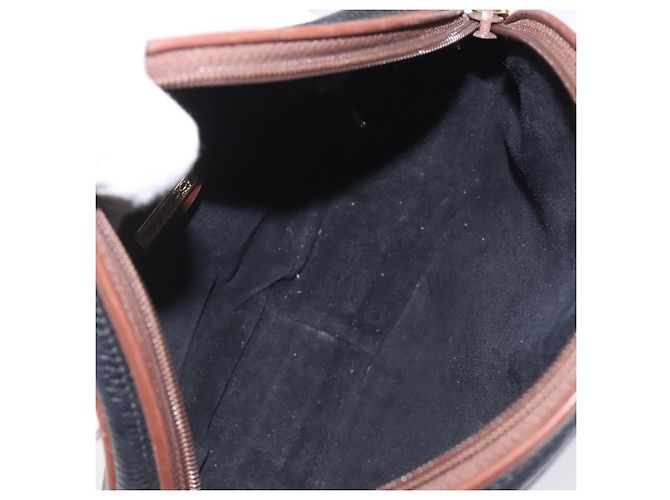 Borsa a Spalla GUCCI in Pelle Nera Oro 007 115 5575 Auth ep7653 - vista 11