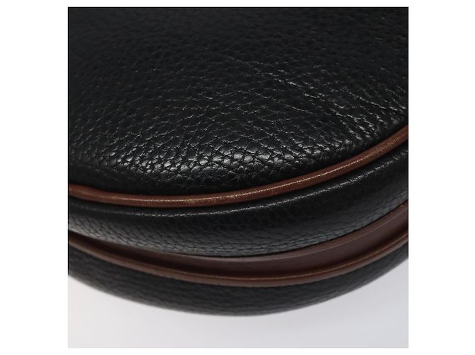 Borsa a Spalla GUCCI in Pelle Nera Oro 007 115 5575 Auth ep7653 - vista 15