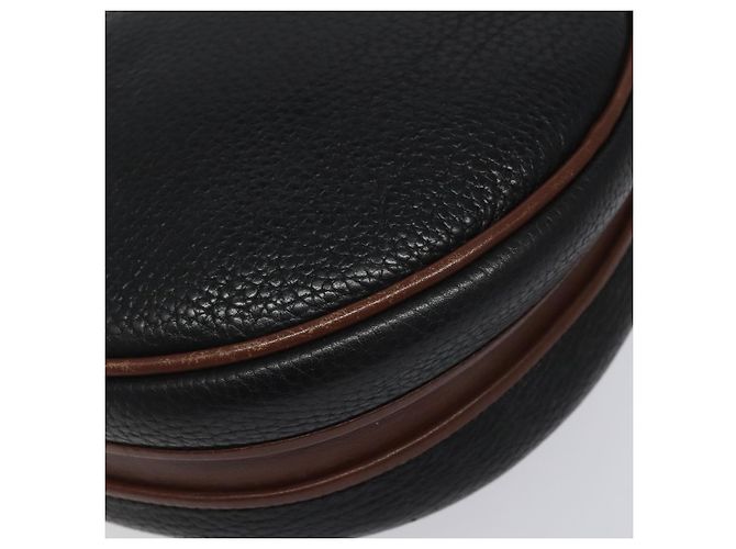 Borsa a Spalla GUCCI in Pelle Nera Oro 007 115 5575 Auth ep7653 - vista 16
