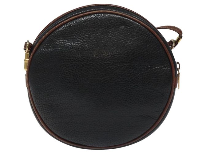 Borsa a Spalla GUCCI in Pelle Nera Oro 007 115 5575 Auth ep7653 - vista 2