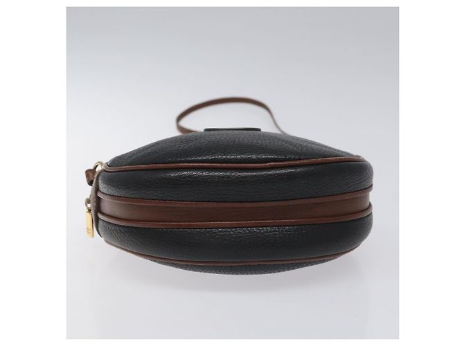 Borsa a Spalla GUCCI in Pelle Nera Oro 007 115 5575 Auth ep7653 - vista 5