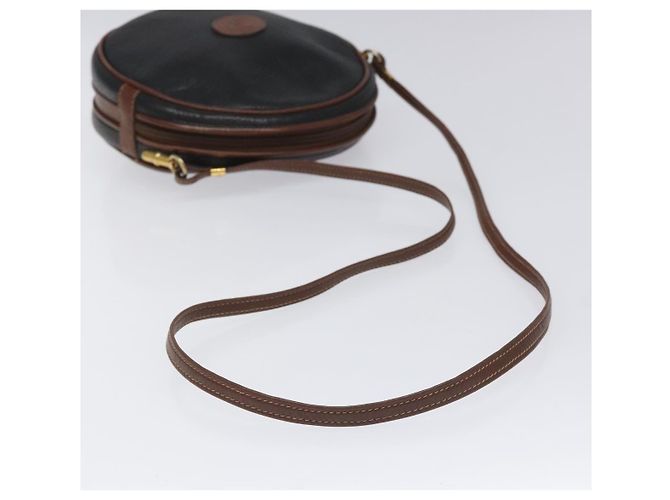 Borsa a Spalla GUCCI in Pelle Nera Oro 007 115 5575 Auth ep7653 - vista 7