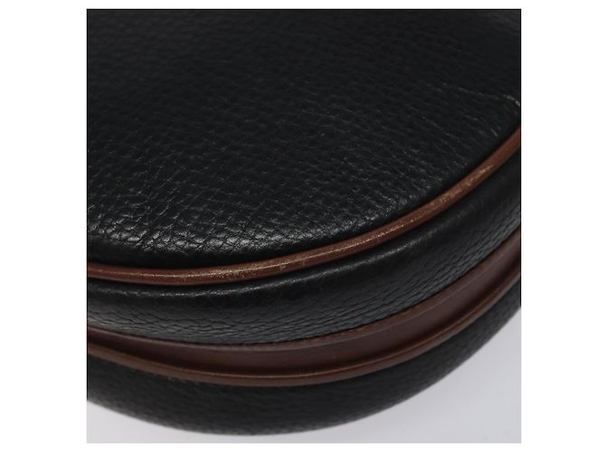 Borsa a Spalla GUCCI in Pelle Nera Oro 007 115 5575 Auth ep7653 - vista 9