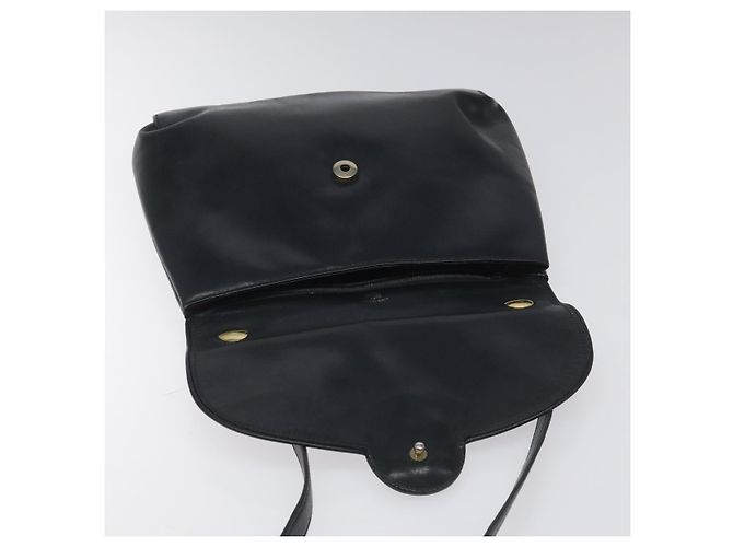 Borsa a Spalla GUCCI in Pelle Blu Navy Oro Auth ep7619 D'oro - vista 10