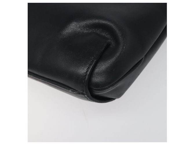 Borsa a Spalla GUCCI in Pelle Blu Navy Oro Auth ep7619 D'oro - vista 14