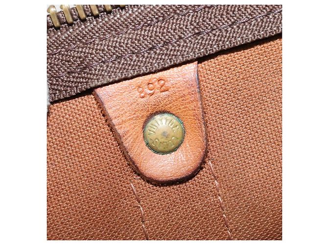 LOUIS VUITTON Monogram Keepall 50 Borsa Boston M41426 LV Auth EC049 Monogramma - vista 12