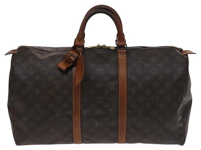 LOUIS VUITTON Monogram Keepall 50 Borsa Boston M41426 LV Auth EC049 Monogramma - vista 13
