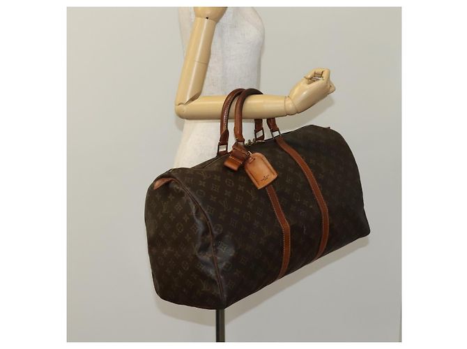 LOUIS VUITTON Monogram Keepall 50 Borsa Boston M41426 LV Auth EC049 Monogramma - vista 23