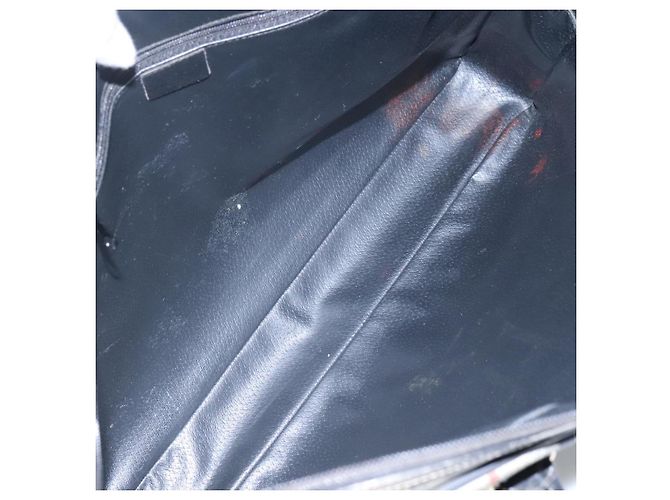 Autre Marque Burberrys Nova Check Aktentasche aus PVC-Leder grau Auth 115156 - Ansicht 11
