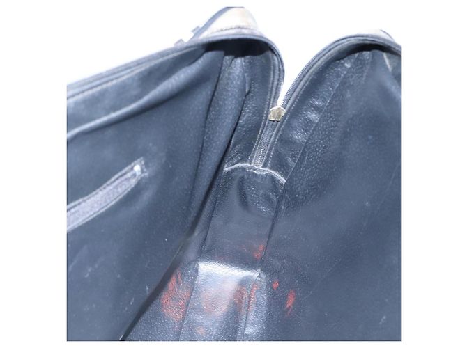 Autre Marque Burberrys Nova Check Aktentasche aus PVC-Leder grau Auth 115156 - Ansicht 12