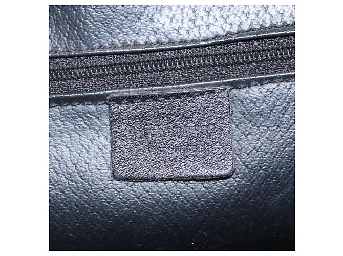 Autre Marque Burberrys Nova Check Aktentasche aus PVC-Leder grau Auth 115156 - Ansicht 17