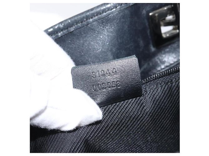 GUCCI GG Canvas Tote Bag Schwarz 31244 Auth ep7480 - Ansicht 12