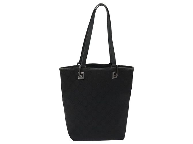 GUCCI GG Canvas Tote Bag Schwarz 31244 Auth ep7480 - Ansicht 13