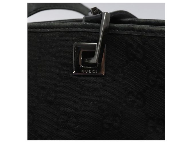 GUCCI GG Canvas Tote Bag Schwarz 31244 Auth ep7480 - Ansicht 17