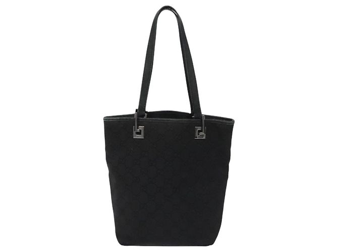 GUCCI GG Canvas Tote Bag Schwarz 31244 Auth ep7480 - Ansicht 2