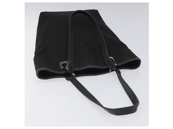 GUCCI GG Canvas Tote Bag Schwarz 31244 Auth ep7480 - Ansicht 6