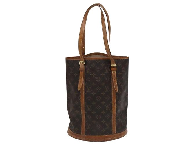 LOUIS VUITTON Borsa a Spalla Monogram Bucket GM M42236 LV Auth ar13284 Monogramma - vista 2